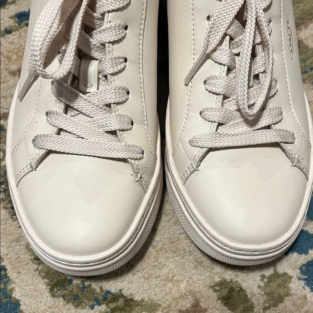 Coach Women's Cream Sneakers with Gold Detail High Line Sneaker - Picture 5 of 8